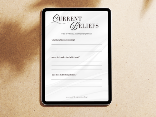 Belief Reset Guided Workbook - Digital PDF