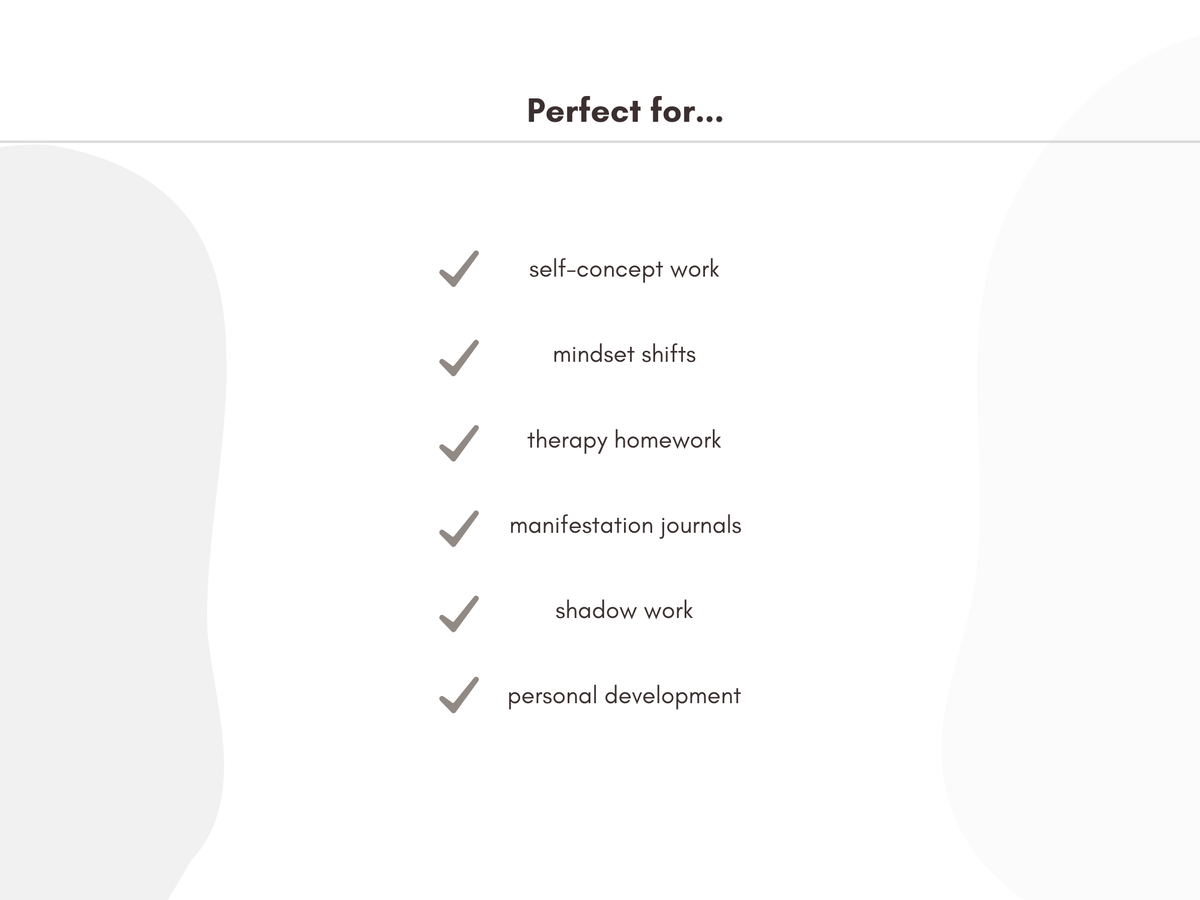 Belief Reset Guided Workbook - Digital PDF