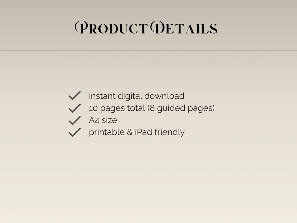 Shadow Work Guided Journal - Digital PDF