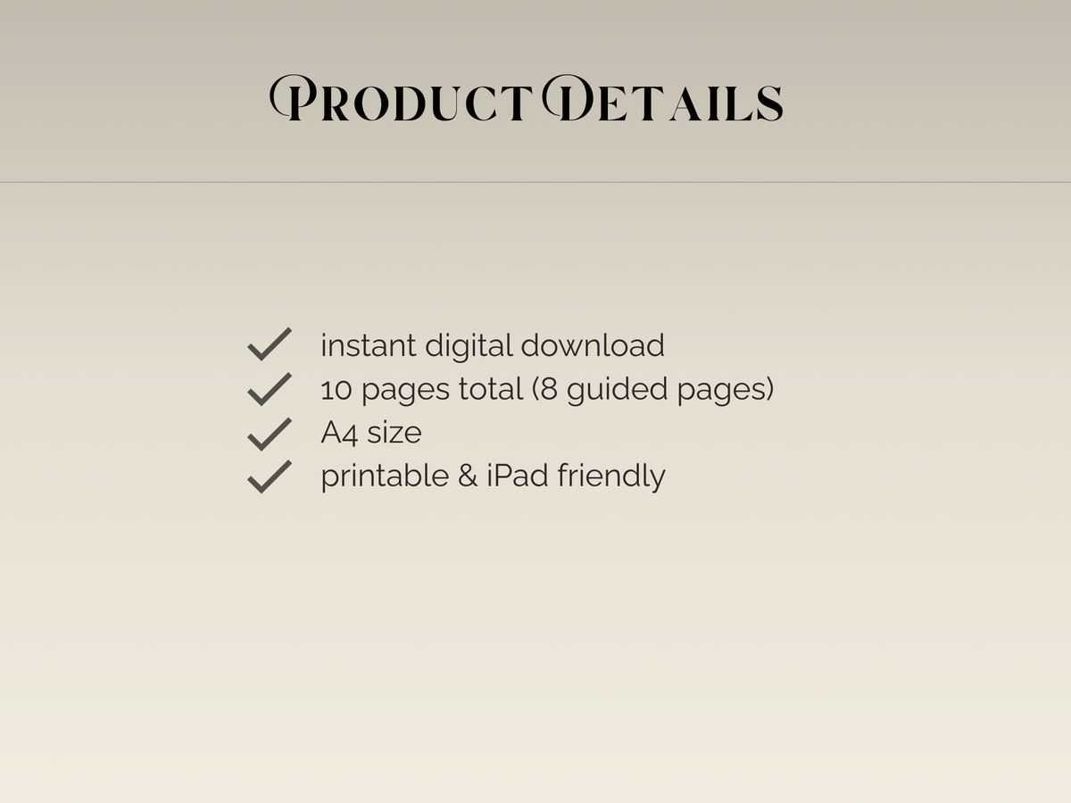 Shadow Work Guided Journal - Digital PDF